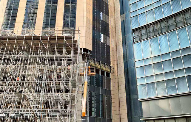 沈阳电动吊篮案例